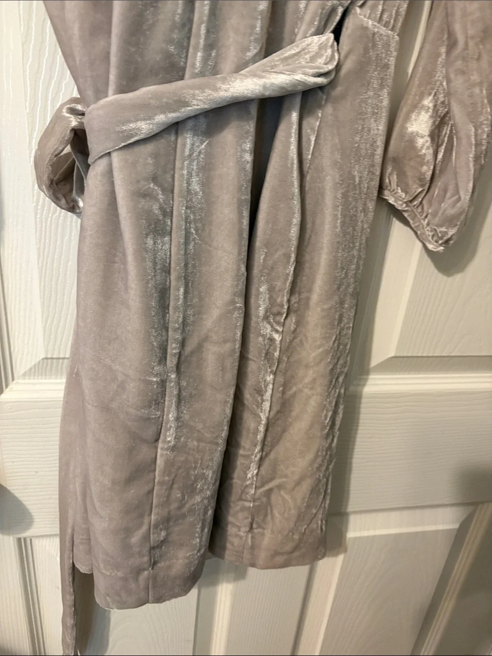 J. Crew Velvet Wrap-Style Dress - Picture 6 of 7